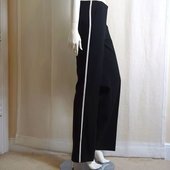 Loft Ann Taylor Black Marisa Trousers Size 4 NWOT - Picture 2 of 9